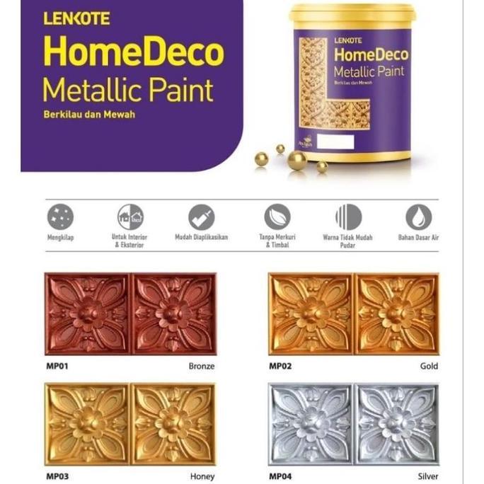 CAT EMAS WARNA EMAS 200cc DEKOR TEMBOK BESI KAYU GYPSUM ORNAMEN PENGENCER AIR HOME DECO METALIK