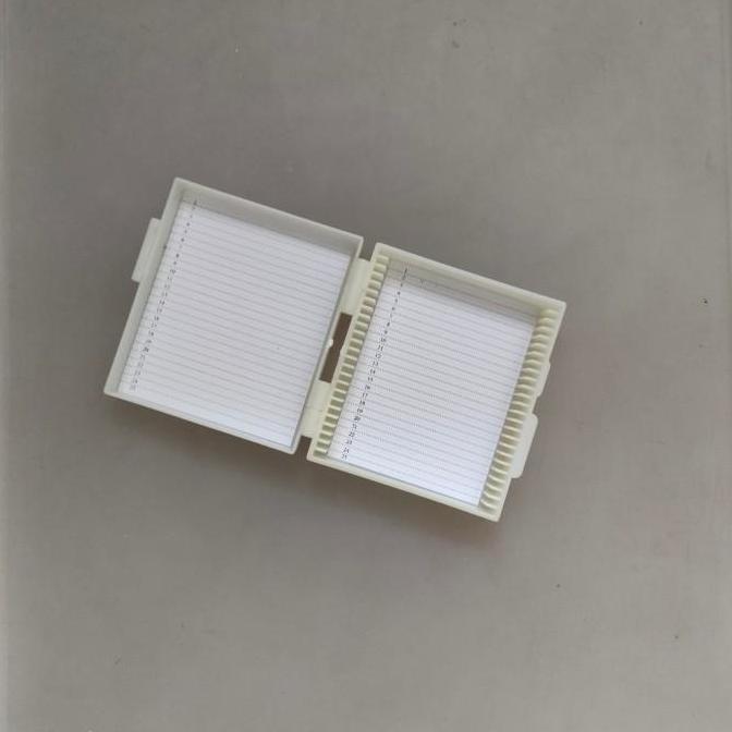 Slide box kotak preparat isi 25 kotak objek glass