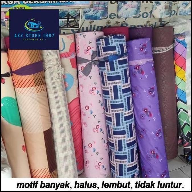 Kain sprei / sarung kasur meteran grosir