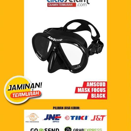 Amscud Mask Focus 992 Kacamata Snorkling Diving Masker Selam Snorkling Masker Snorkling