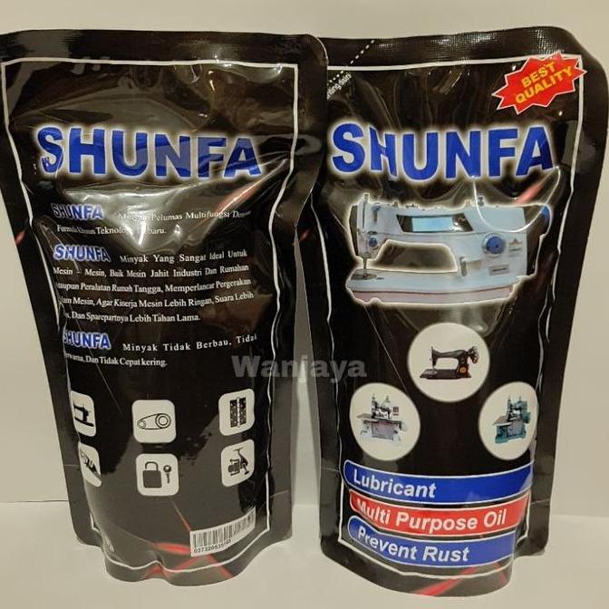 Oli Mesin Jahit Serbaguna Shunfa 900ml 1 dus (24 pcs)