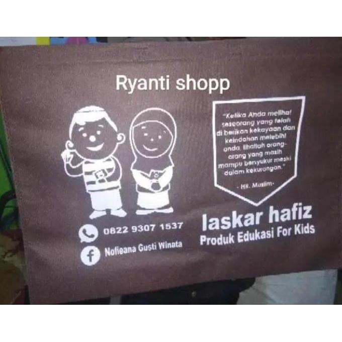 50x40 cm Tas Kain / Spunbond / Goodie Bag / Kantong / sablon 1 sisi 1