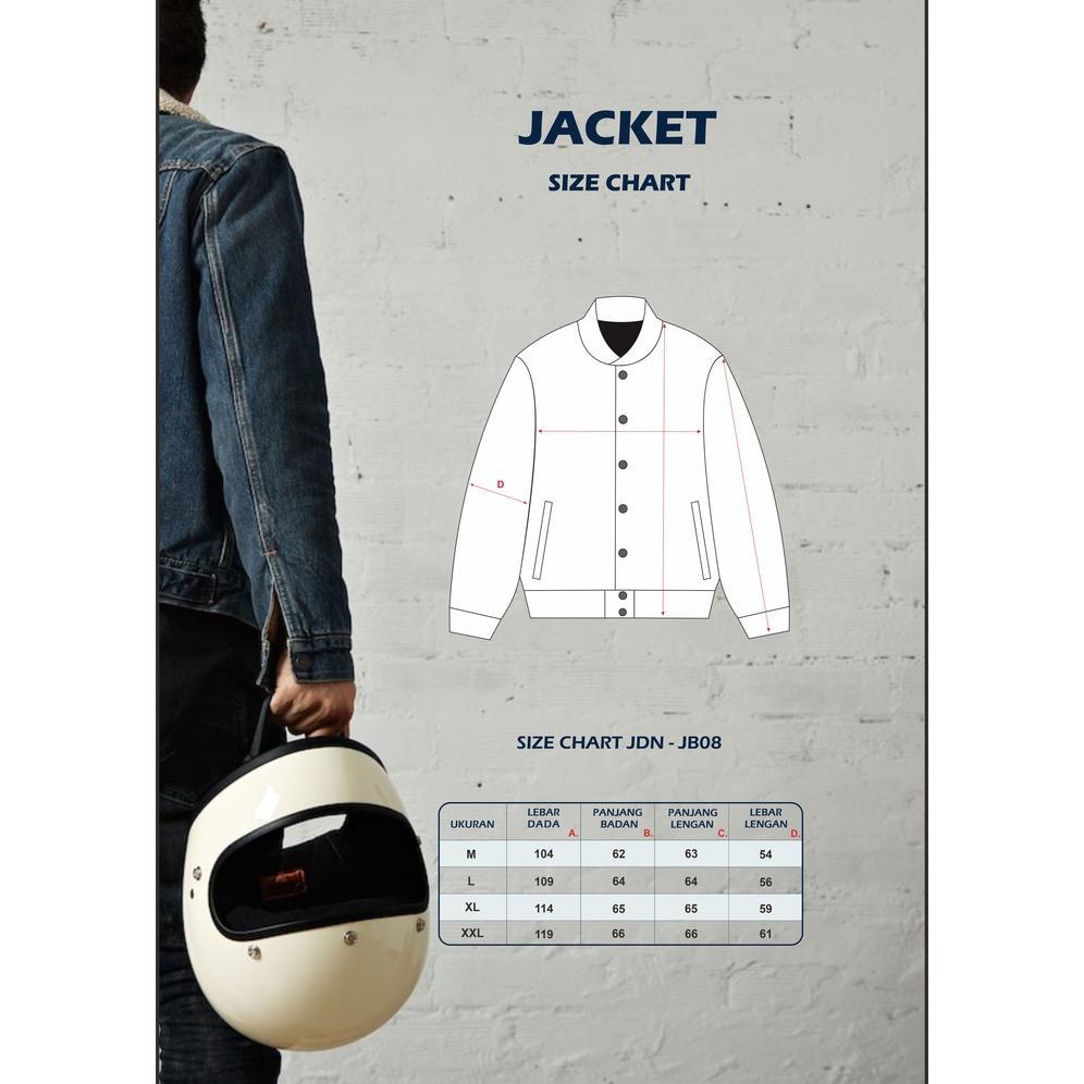 Official Jb Boss Jaket Denim Pria Work Jacket