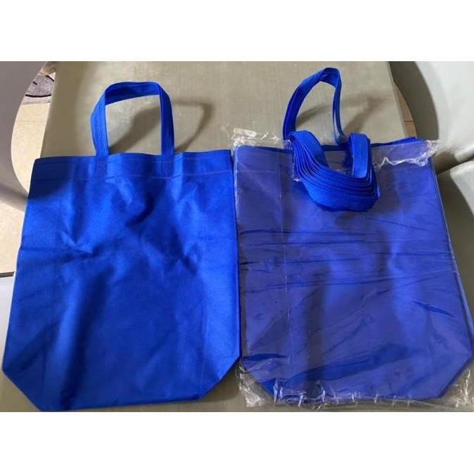 Tas Spunbond Standing ukuran 38x40 sablon / Tas Goody Box Bag