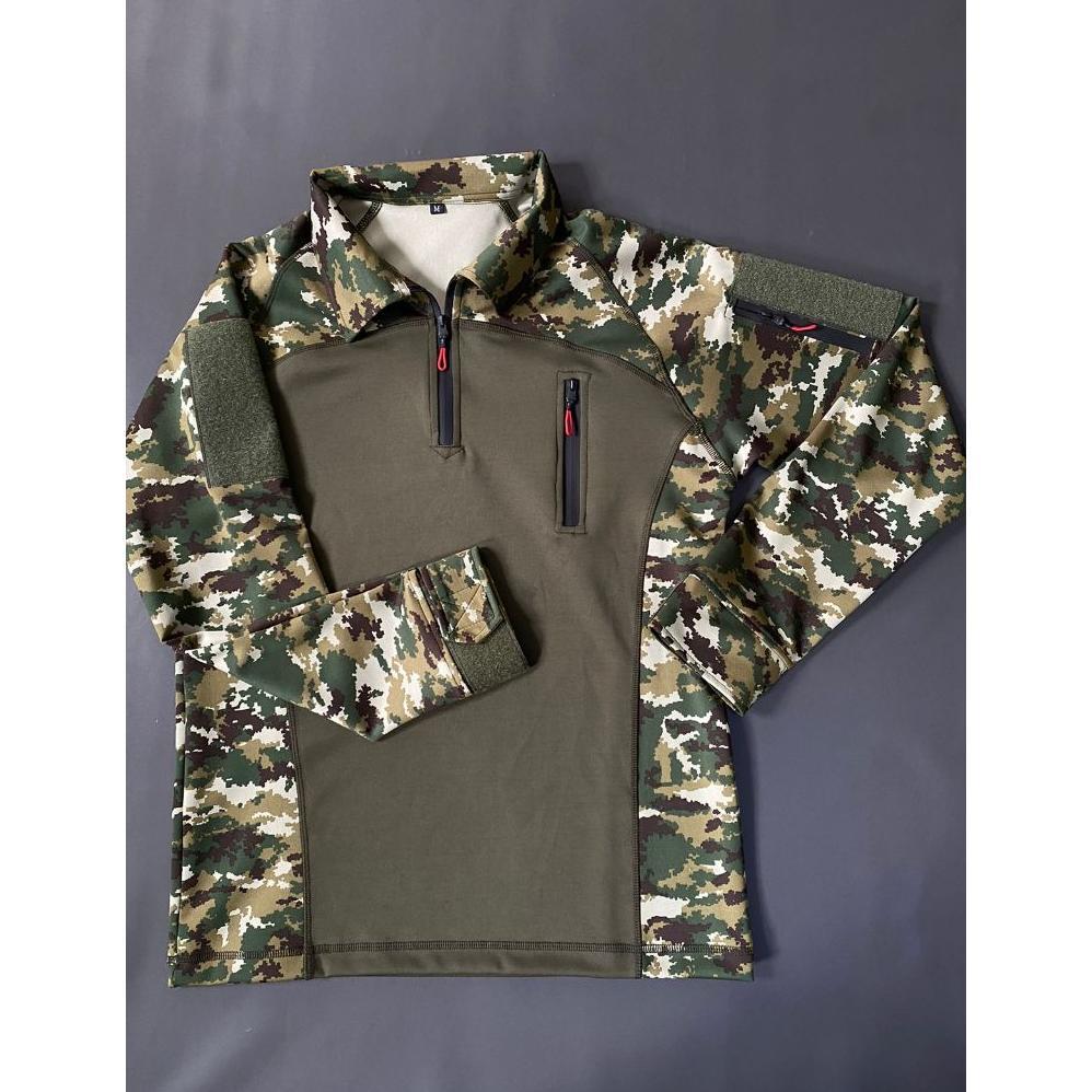 Termudah Baju Tactical Bdu / Baju Bdu Tactical Bahan Full Spandex Scuba /Tshirt Tactical Bdu