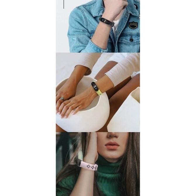 MIJOBS SPORTS DUAL TONE Strap XIAOMI MI BAND 5 Silicone Tali Silikon