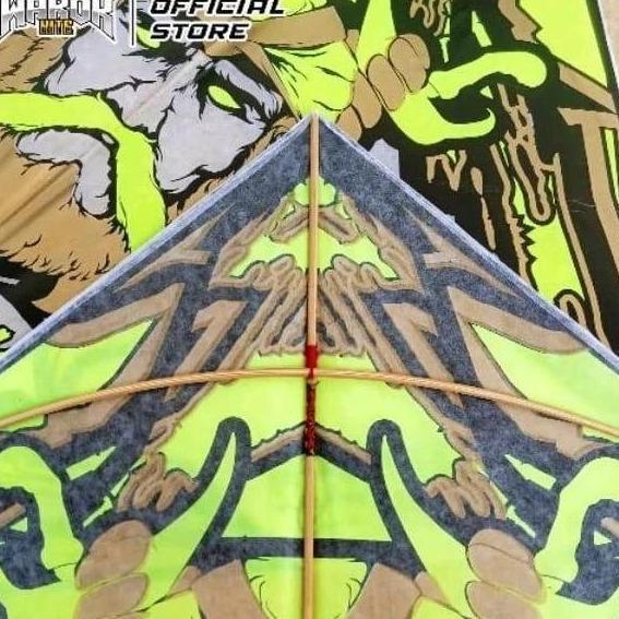 LAYANGAN SUKHOI TURNAMEN WAROK 10 PCS,BAHAN ADIDAS EDITION