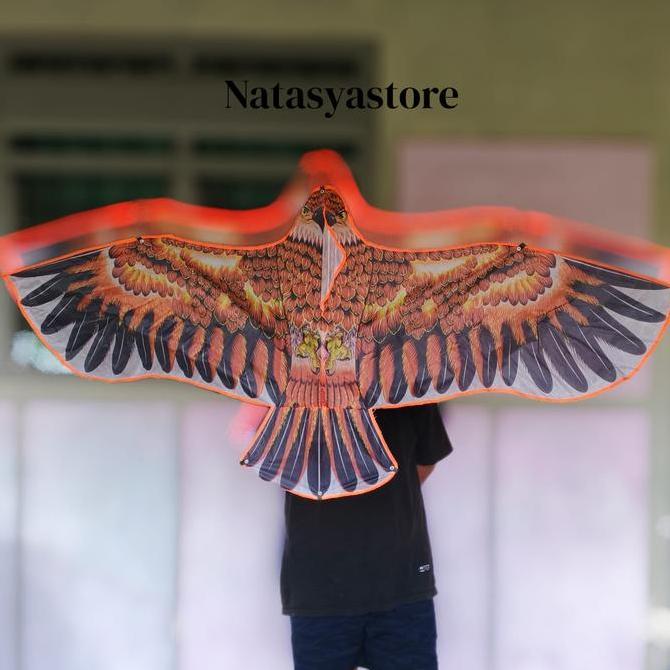 1.2/1.7 M LAYANGAN ELANG Jumbo mainan layang layang Anak ke layangan layanglayang naga Layangan moti