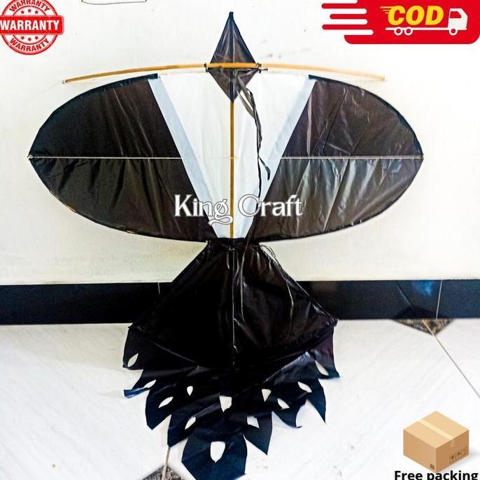 Layangan Gapangan Manukan 80Cm Bonus Sendaren Dijamin Terbang