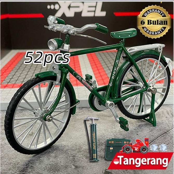 SEIRAKY Mainan Diecast Sepeda Gunung Miniatur Die-cast / DIY Sepeda