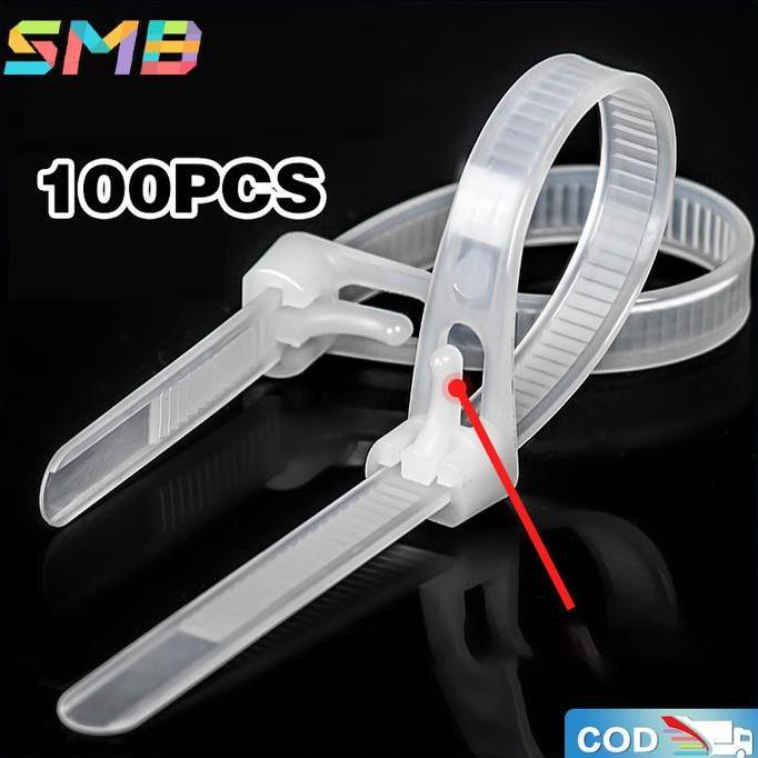 GIRARDY 100 PcsReusable Cable Ties-Releasable Kabel Tis-Kabel Ties Reusable-Nylon Cable Tie Reusable