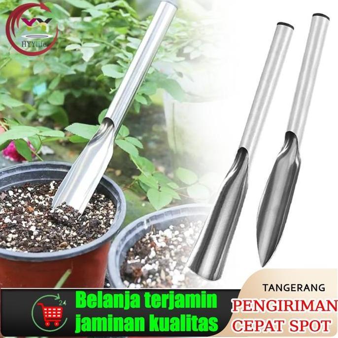 GIRARDY Sekop Tanaman / Sekop Kebun Mini Sekop Sayur Stainless Steel Alat Berkebun Sekop Tanaman