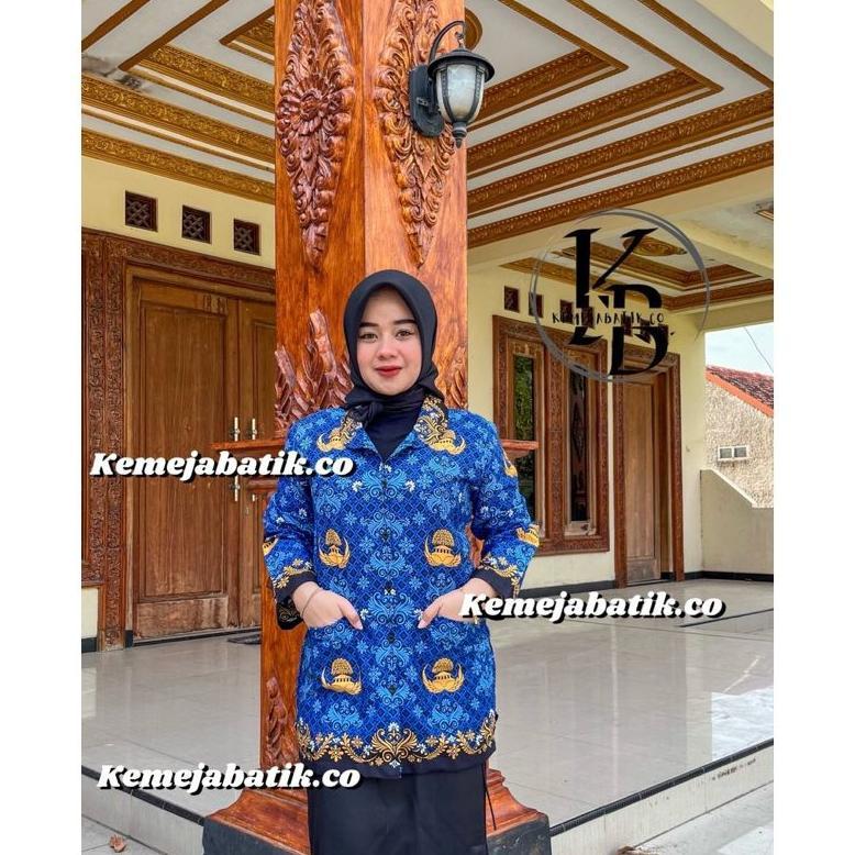 Terlaris Baju Korpri Kerah Hitam Full  Furing  Kemeja Korpri Terbaru 2023 Kemeja Korpri Pria Bajuuu