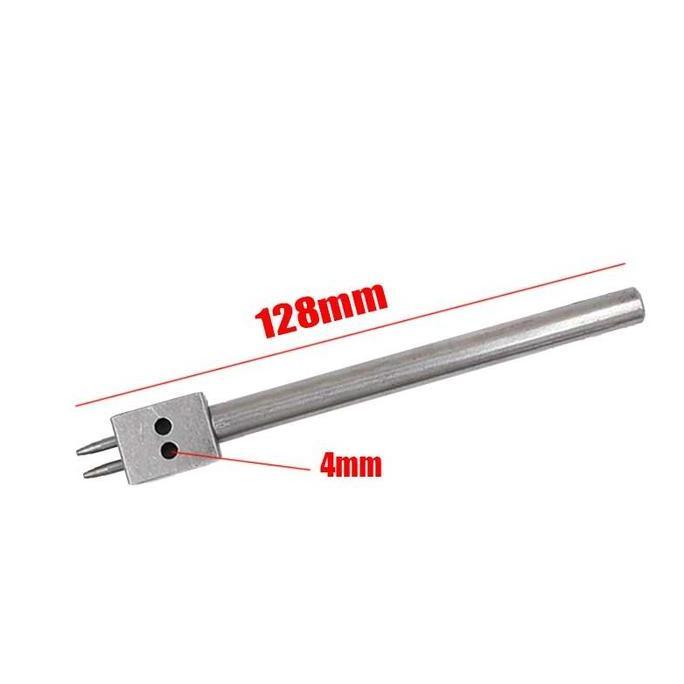 SEIRAKY 4mm Pembolong Kulit / Alat Pelubang Kulit / Ikat Pinggang 2 6 Lubang