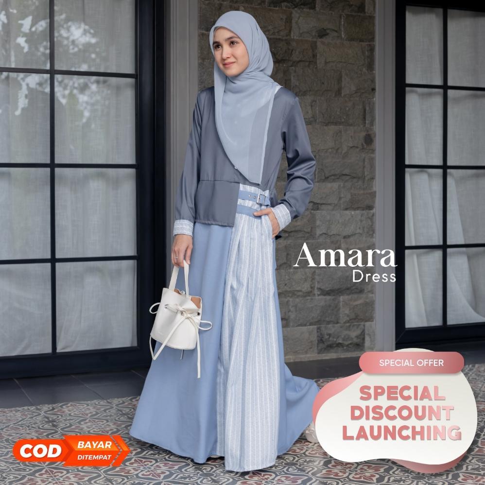 Sales Jilbrave Amara Dress Gamis Elegant Casual Semi Formal Look