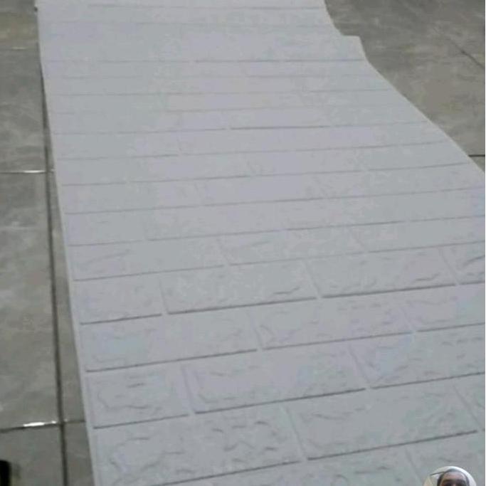 Okushonga- Roll Wallpaper Dinding 3D Motif Bunga Kawung / Batik Kawung