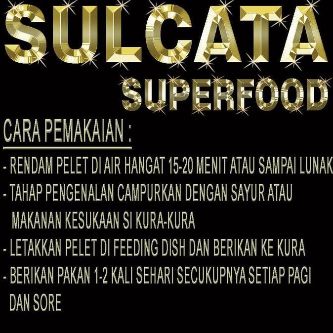 10KG SULCATA SUPERFOOD PELET SUPER MAKANAN SULKATA ADULT BABY BITES PAKAN KURA-KURA DARAT TORTO FOOD
