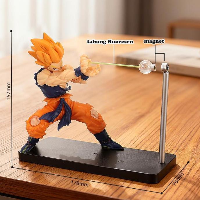 Korekushon- Lampu Dragon Ball Goku Kamehameha - Goku Anime Figure Dragon Ball-Figure Dragon Ball