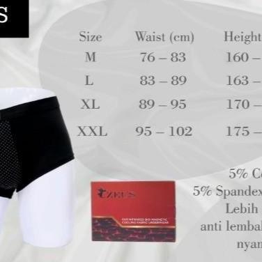 Veshje- Zeus Celana Dalam Kesehatan Pria - Zeus Underwear- 4 Celana 1 Gelang