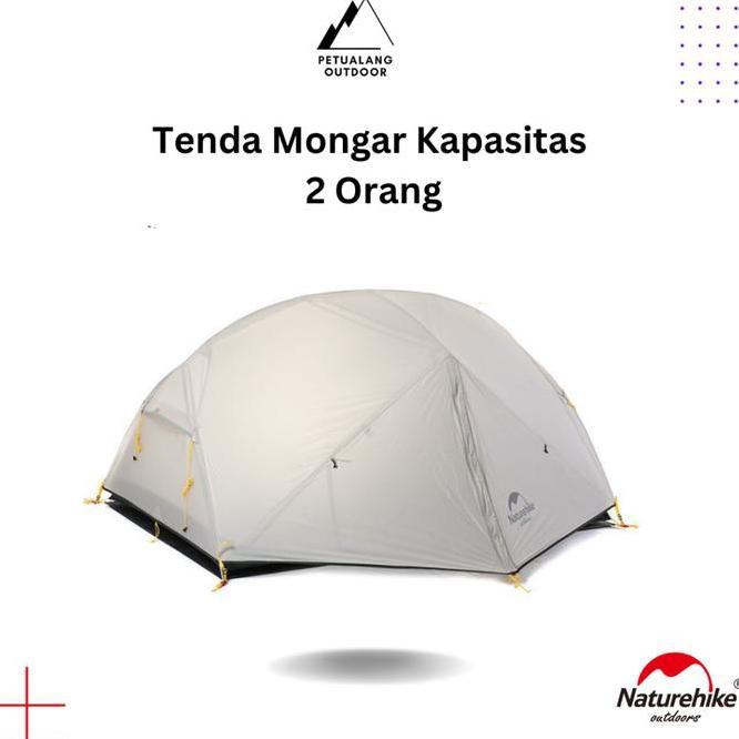 Naturehike Tenda Hiking Mongar Nh17T007-M/ Nh19M002-J Tenda Ultralight 2 Orang