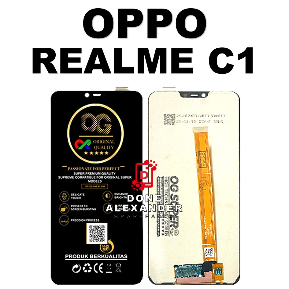 LCD TOUCHSCREEN REALME C1 ORIGINAL 100% FULLSET