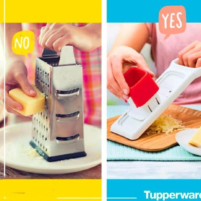 New Speedy Mando With Box Tupperware  Pisau Pengiris Bawang Kentang Kitchenware