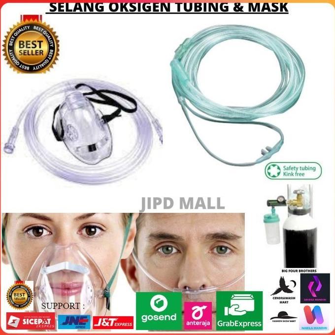 Selang Oksigen Tubing Dan Masker Nasal 143102