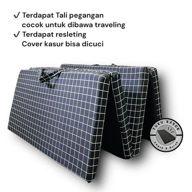Tuku Kasur - PREMIUM KASUR BUSA LIPAT 4 TEBAL 5cm UK.70x180x5cm
