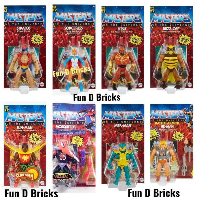 Korekushon- Masters Of The Universe Fisto Faker Ninjor Tri-Klops Webstor Stinkor