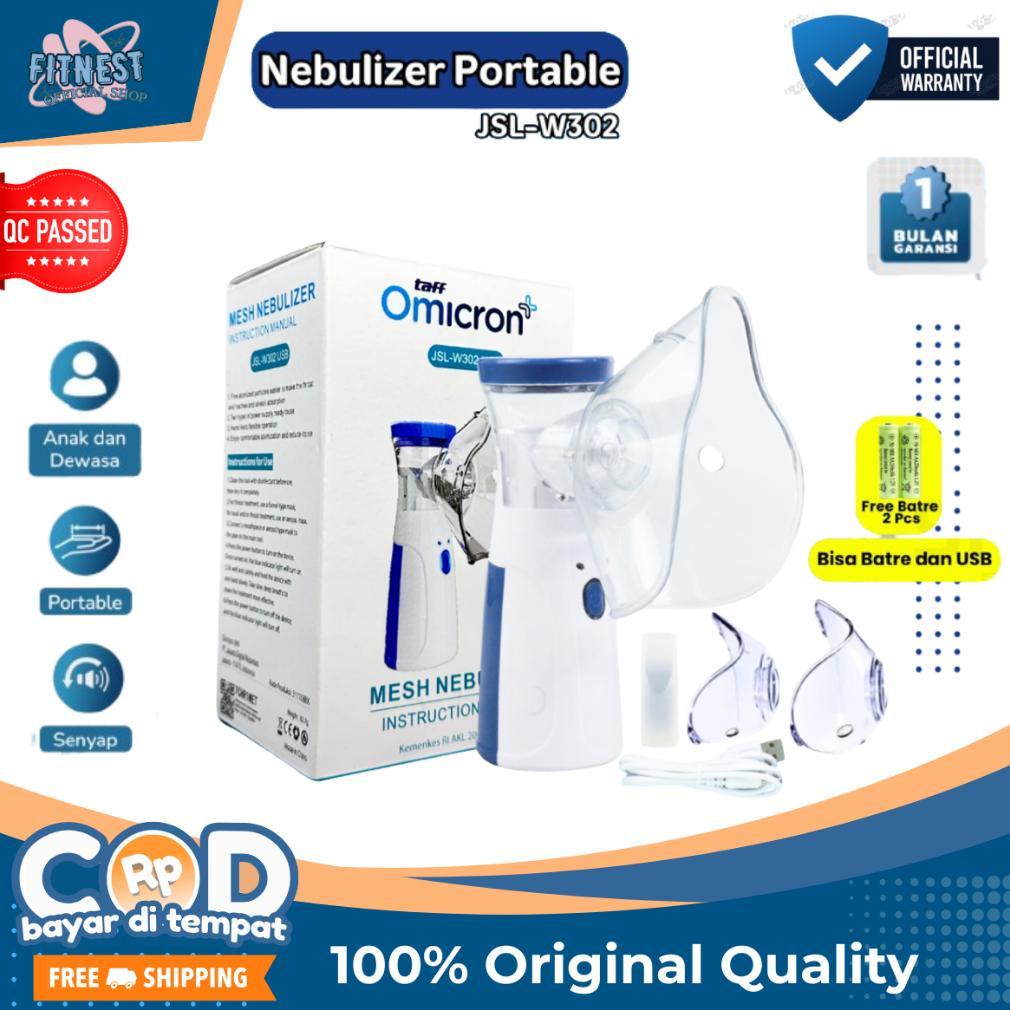 Alat Nebulizer Uap Portable Bantu Terapi Pernapasan Anak Dewasa Sesak Nafas Asma Batuk Pilek Handhel