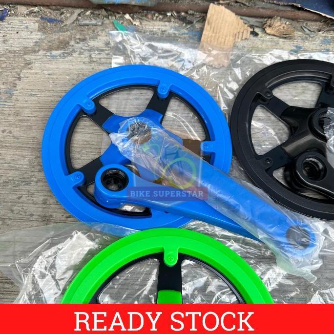 Produk Terbaru Crank Set Gir Sepeda 44T Exotic Dengan Cover Lipat Fixie Minion Mini Velo Balap