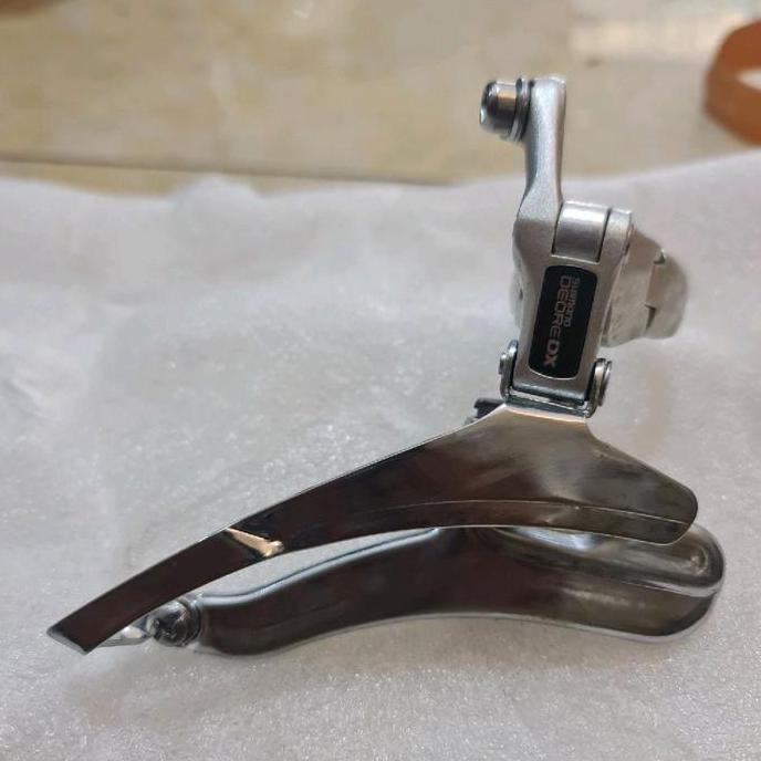 Produk Asli Shimano Nos Fd Deore Dx Retro Vintage M650 Japan Clamp 31.8 Tarikan Bawah Baru Original 