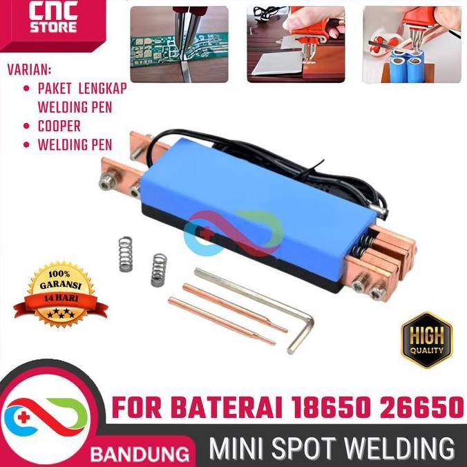 Mini Spot Welding Pen DIY Las Titik Baterai 18650 26650 12V Paket Lengkap Welding Pen | Cooper | Wel
