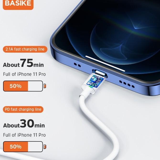 BASIKE Data Cable USB Type C to Lightning iPhone 20watt