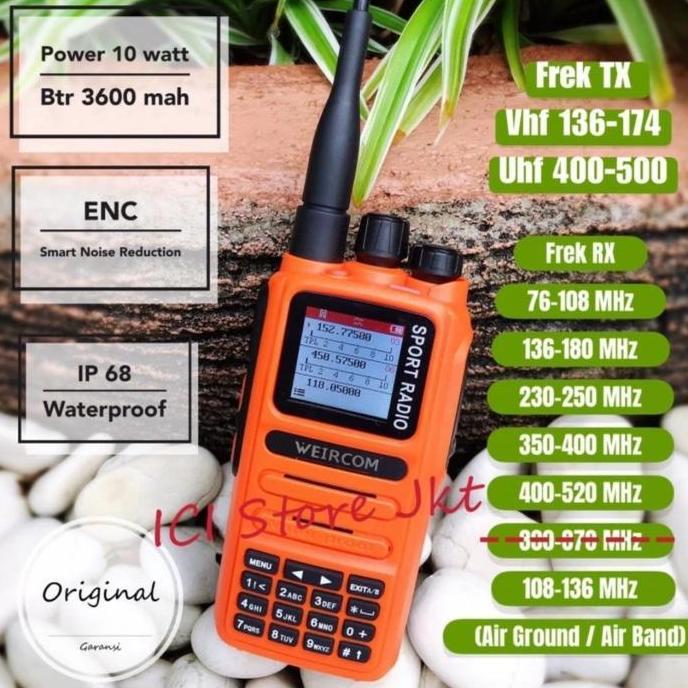 Sale Ht Weircom Wr 88Plus Sport 6Band Anti Air Ori Weircom 88Plus Orange Sp