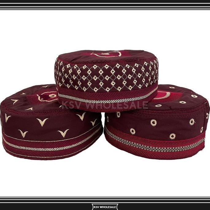 Otokonoko- Peci Madinah Bugis Haji Kopiah Medina Santri Pesantren Dewasa Anak Laki Motif Model Bordi