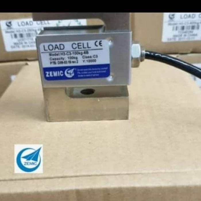 Zemic Load Cell H3 Cap 100Kg (Type S)