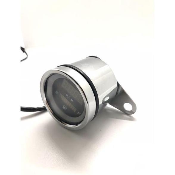 Speedometer Fuel Meter 2in1 Digital Rpm Plus Amper Bensin Digital LED Universal motor/mobil dill