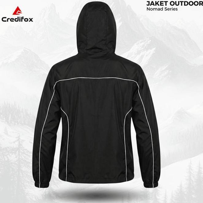 Credifox Jaket Windbreaker Nomad Series Jaket Hiking Pria Wanita Jaket Riding Motoran