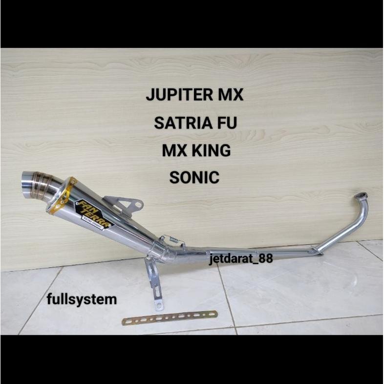 knalpot racing FANTERRA untuk motor JUPITER MX KARBU OLD.JUPITER MX NEW/SATRIA FU KARBU OLD.SATRIA F