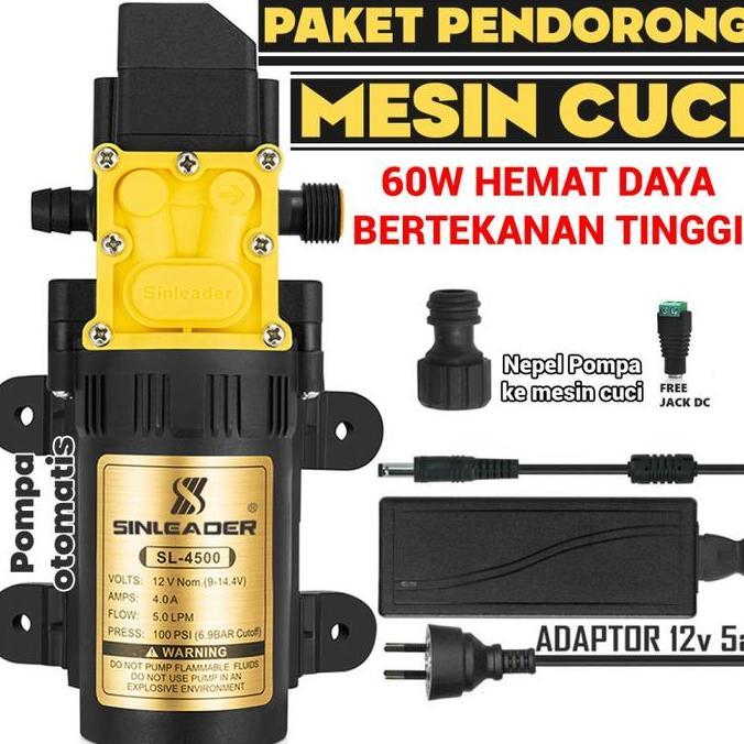 Paket Pendorong Mesin cuci otomatis SL 4500 60W Bertekanan