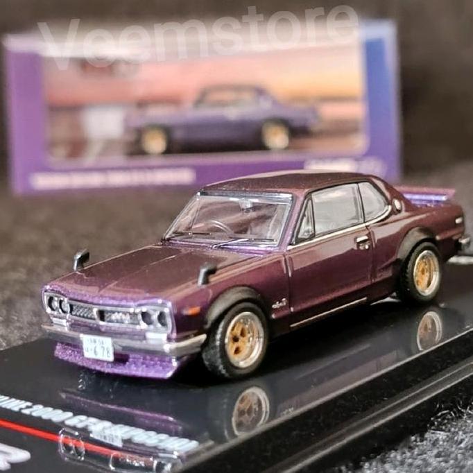 Diecast 1:64 Nissan Skyline 2000 GTR KPGC10 [inno64] Midnight Purple