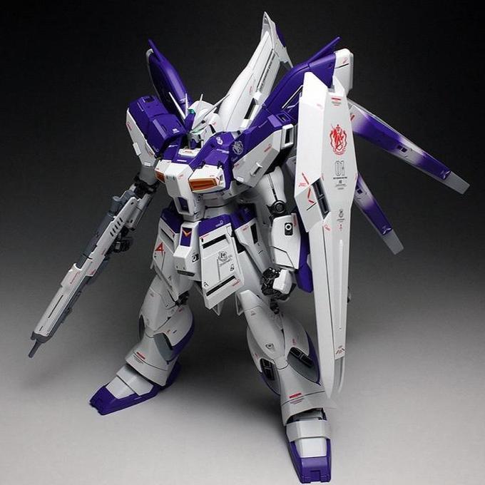 Bandai MG 1/100 Hi Nu V gundam ver.ka + action base , ver ka ver. Ka
