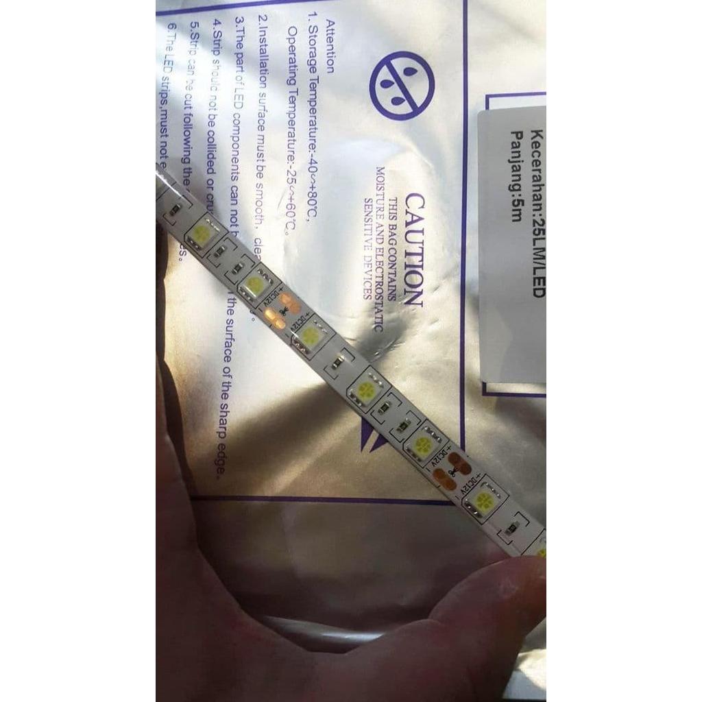 LED STRIP 5050 IP65 12V Mata Besar