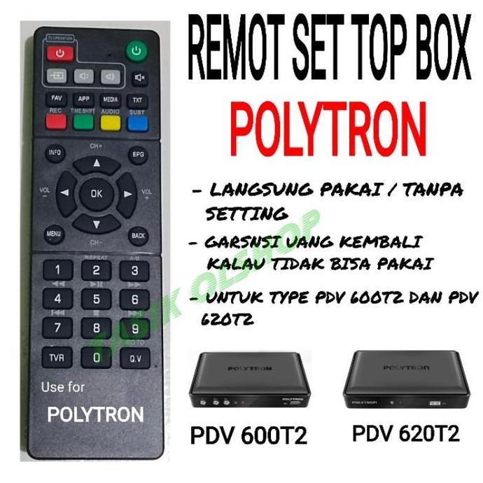 REMOT SET TOP BOX STB POLYTRON 600 620