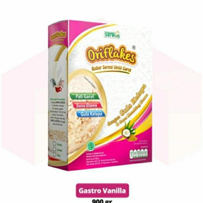 Oriflakes Umbi Garut 900 Gr, Oriflakes solusi Asam lambung, maag, gerd