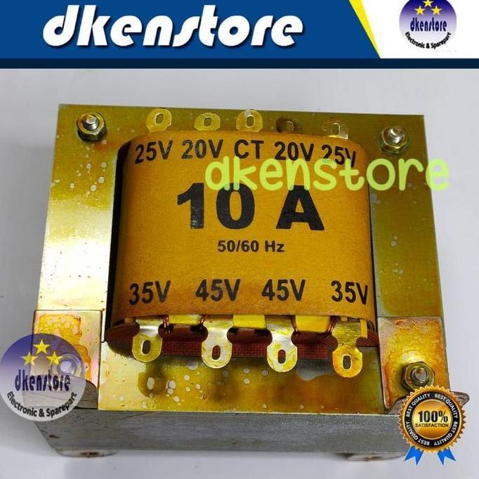 Trafo Realpro 10ACT45 Tembaga murni 10 Ampere CT 45V 10A CT45 volt