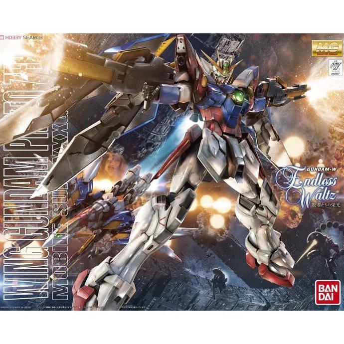 Bandai MG 1/100 wing gundam proto zero ew + stand base