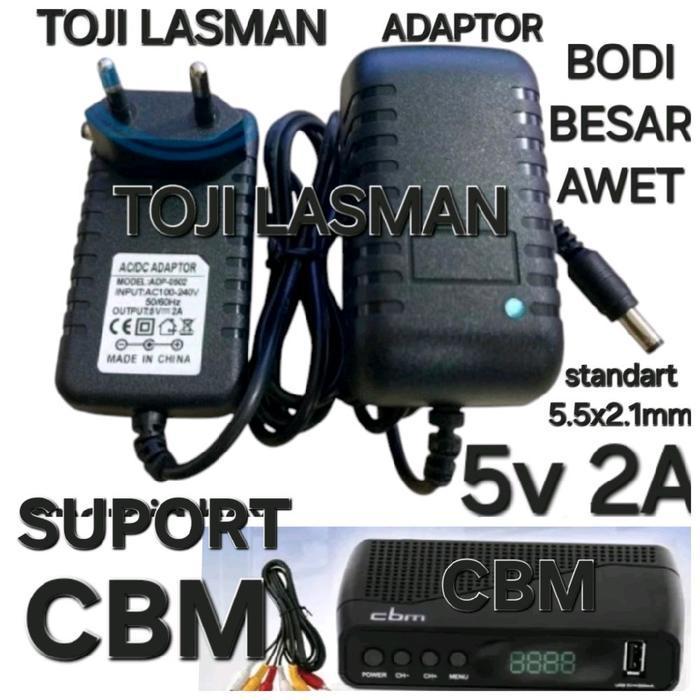 ( ADAPTOR STB SET TOP BOX BOK 5V 2A ) adapter  COLOKAN PSU TRAVO POWER SUPPLY CBM ANDROID BOX BOK ST