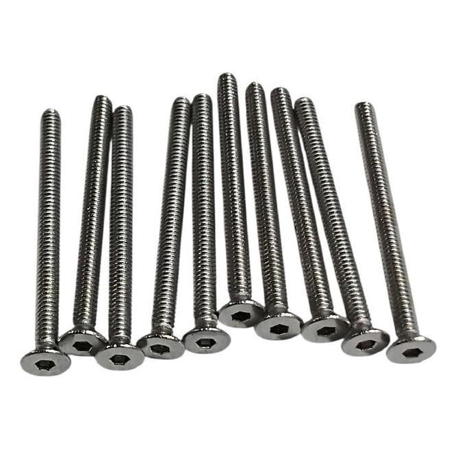 REP TAMIYA BAUT STAINLESS STEEL COUNTERSUNK SCREW KUNCI L / BAUT KEPALA RATA KUNCI L STAINLESS [ 10P